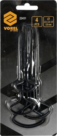 Ручные буравчики из стальной проволоки VOREL-22431 предназначены для предварител. . фото 5