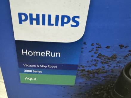 
Philips HomeRun 3000 Series Aqua XU3000/01 Робот-пылесос с влажной уборкой НОВЫ. . фото 6