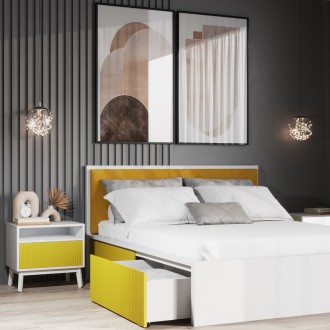 Кровать двуспальная Флоренция – это сочетание стиля и комфорта. Современный диза. . фото 3