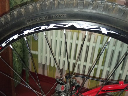 Велосипед горный (MTB) фирмы PHOENIX, б/у. Стальная рама, двухподвесная амортиза. . фото 9