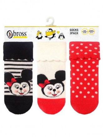 Шкарпетки махрові для новонароджених BROSS
Розміри:
0-6 міс
6-12 міс
12-18 міс
 . . фото 2