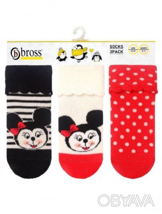 Шкарпетки махрові для новонароджених BROSS
Розміри:
0-6 міс
6-12 міс
12-18 міс
 . . фото 1
