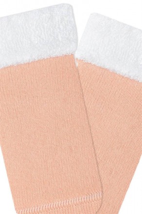 Носки махровые для новорожденных с тормозами BROSS Арт. 23295
Цвет: белый, перси. . фото 6