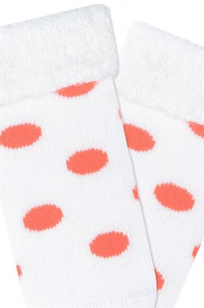 Шкарпетки махрові для новонароджених з гальмами BROSS Арт. 23295
Колір: білий, п. . фото 4