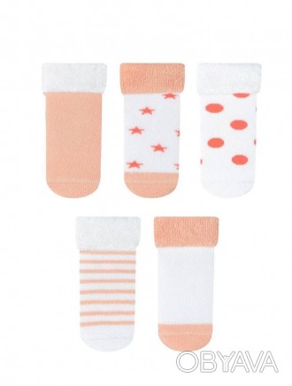 Шкарпетки махрові для новонароджених з гальмами BROSS Арт. 23295
Колір: білий, п. . фото 1