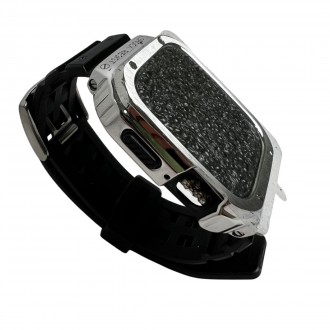 Совместимость: ремешок для Apple Watch из твердой нержавеющей стали с корпусом д. . фото 2