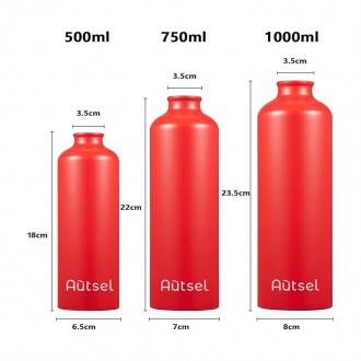 
	Autsel - бутылка для воды металлическая, BPA Free.
	Autsel предлагает вам удоб. . фото 3