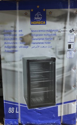 Барна холодильна шафа вітринного типу зі скляними реверсивними дверцятами. 
Обє. . фото 4