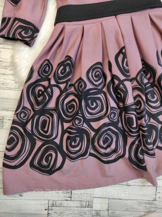 Женское платье розовое рукав три четверти c поясом 
Состояние: б/у, в отличном с. . фото 7