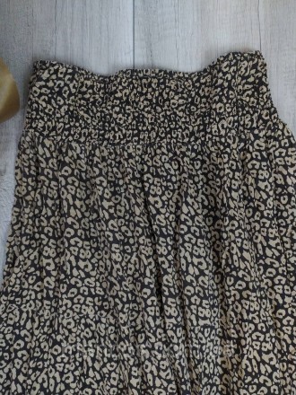Женская юбка макси коричневая с принтом 
Состояние: б/у, в хорошем состоянии 
Ра. . фото 6
