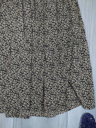 Женская юбка макси коричневая с принтом 
Состояние: б/у, в хорошем состоянии 
Ра. . фото 7