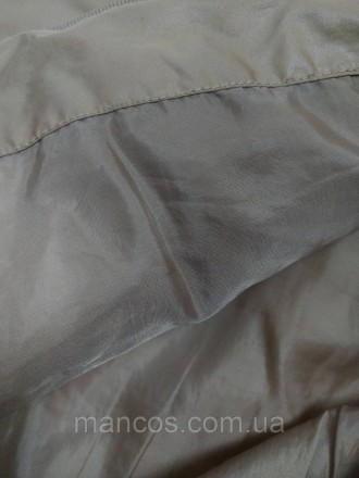 Стеганая удлиненная куртка Reserved женская бежевая с поясом еврозима 
Состояние. . фото 8
