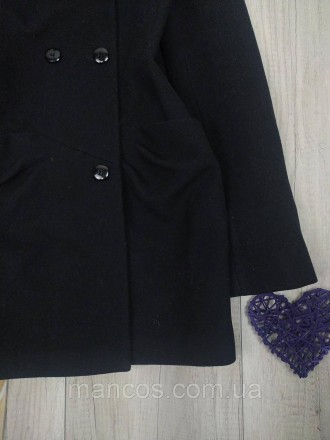 Женское чёрное кашемировое пальто с капюшоном VR
Состояние: б/у, в отличном сост. . фото 4