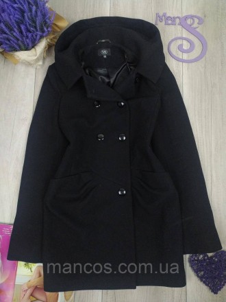Женское чёрное кашемировое пальто с капюшоном VR
Состояние: б/у, в отличном сост. . фото 2
