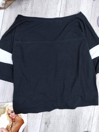 Женская объемная черная футболка Tally Weijl с надписью 84 Tally
Состояние: б/у,. . фото 6