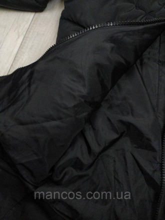 Женский пуховик чёрный удлинённый на молнии с капюшоном Snow & Passion 
Состояни. . фото 8