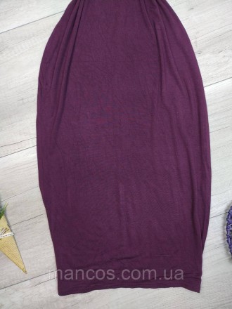 Женское платье-майка без рукавов удлинённое фиолетовое Boohoo 
Состояние: б/у, в. . фото 5