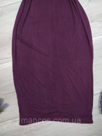 Женское платье-майка без рукавов удлинённое фиолетовое Boohoo 
Состояние: б/у, в. . фото 8