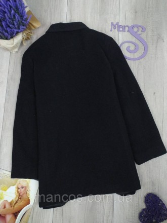 Женское пальто кашемировое на кнопках чёрное 
Состояние: б/у, в очень хорошем со. . фото 5