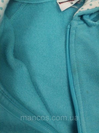 Кофта с капюшоном флисовая голубого цвета 
Состояние: б/у, в хорошем состоянии
Р. . фото 5