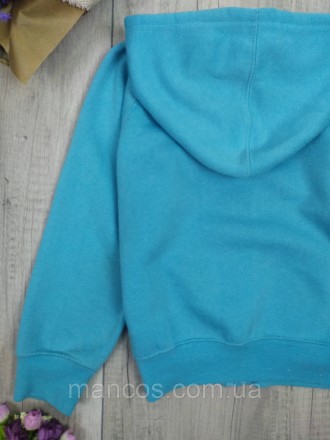 Кофта с капюшоном флисовая голубого цвета 
Состояние: б/у, в хорошем состоянии
Р. . фото 7