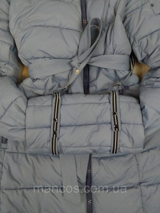 Женское зимнее пальто пуховик Miss Sun с сумкой-муфтой 
Основная застежка на мол. . фото 5