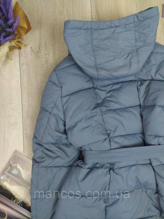 Женское зимнее пальто пуховик Miss Sun с сумкой-муфтой 
Основная застежка на мол. . фото 7