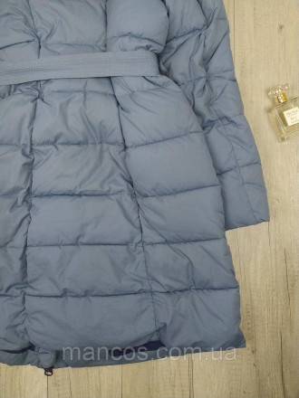 Женское зимнее пальто пуховик Miss Sun с сумкой-муфтой 
Основная застежка на мол. . фото 8