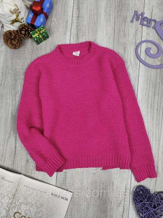 Джемпер для девочки Acar акриловый вязаный розовый свитер 
Состояние: б/у, в оче. . фото 2