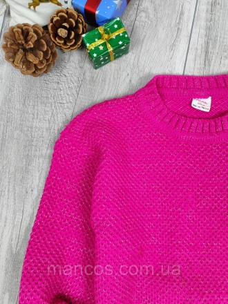 Джемпер для девочки Acar акриловый вязаный розовый свитер 
Состояние: б/у, в оче. . фото 3