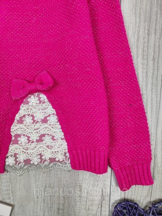 Джемпер для девочки Acar акриловый вязаный розовый свитер 
Состояние: б/у, в оче. . фото 7