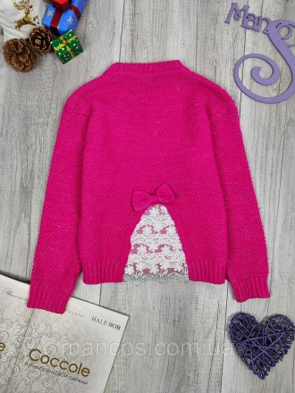 Джемпер для девочки Acar акриловый вязаный розовый свитер 
Состояние: б/у, в оче. . фото 5