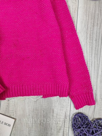 Джемпер для девочки Acar акриловый вязаный розовый свитер 
Состояние: б/у, в оче. . фото 4