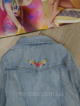Джинсовый пиджак для девочки голубой 
Состояние: б/у, в хорошем состоянии 
Произ. . фото 6