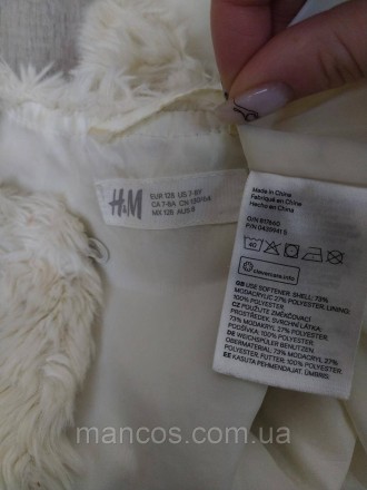 Меховый жилет для девочки H&M молочного цвета
Состояние: б/у, в идеальном состоя. . фото 9