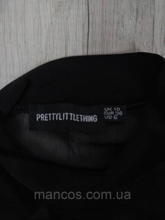 Женское черное сексуальное платье сетка PrettyLittleThing 
Состояние: б/у, в отл. . фото 11