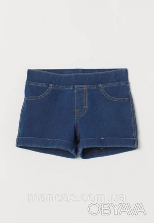 Джинсовые шорты для девочки H&M голубые
Шорты из эластичной ткани джерси, имитир. . фото 1