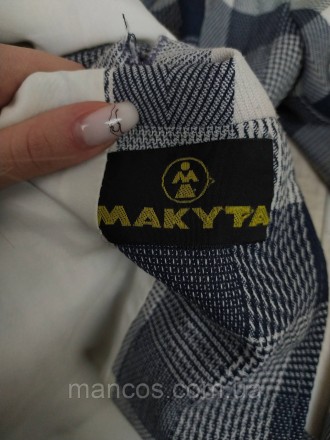 Женский удлиненный пиджак серый в синюю клетку Makyta 
Состояние: б/у, в идеальн. . фото 11