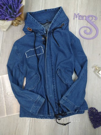 Женская джинсовая куртка трансформер Mr&Mrs с натуральным мехом цвет синий
Состо. . фото 6