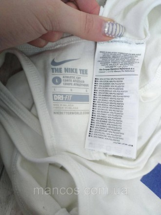 Майка женская Nike белая с надписью 
Состояние: б/у, в очень хорошем состоянии 
. . фото 11