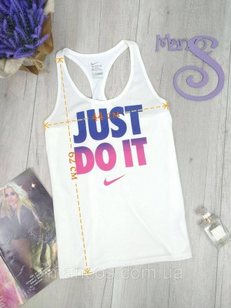 Майка женская Nike белая с надписью 
Состояние: б/у, в очень хорошем состоянии 
. . фото 10