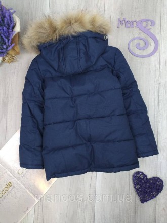 Куртка зимняя High design для мальчика тёмно-синяя капюшон с опушкой 
Состояние:. . фото 5