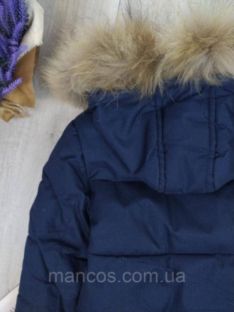 Куртка зимняя High design для мальчика тёмно-синяя капюшон с опушкой 
Состояние:. . фото 6
