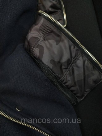 Мужское пальто Zara чёрное укороченное с капюшоном 
Состояние: б/у, в идеальном . . фото 8