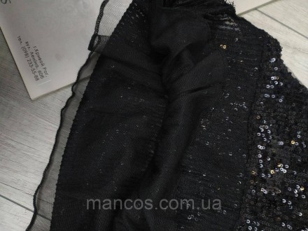 Майка для девочки Zara на подкладке в пайетках чёрная 
Состояние: новое 
Произво. . фото 8