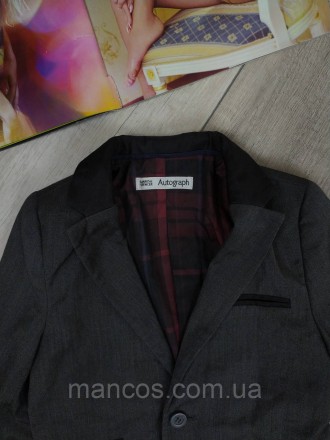 Пиджак BHS для мальчика чёрный 
Состояние: б/у, в идеальном состоянии 
Производи. . фото 3