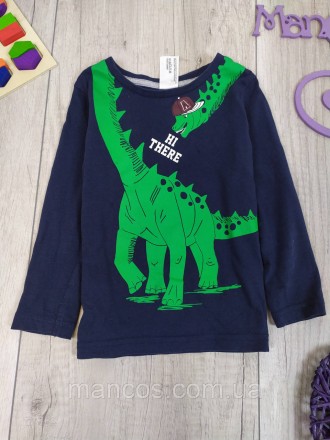 Реглан для мальчика Palomino с длинным рукавом синяя с динозавром 
Состояние: б/. . фото 3