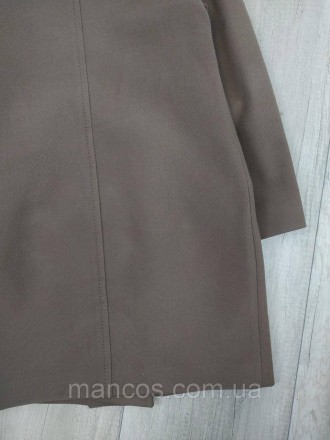 Пальто женское демисезонное Folk L'OR удлинённое коричневое 
Состояние: б/у, в и. . фото 7