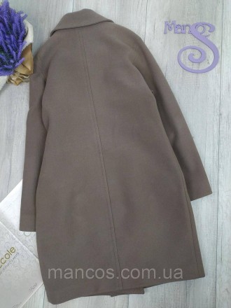 Пальто женское демисезонное Folk L'OR удлинённое коричневое 
Состояние: б/у, в и. . фото 5
