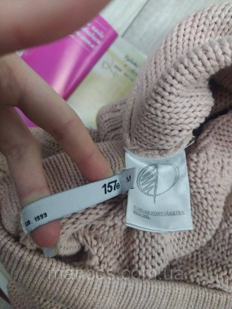 Женский вязаный свитер Lager цвет пудровый 
Состояние: б/у, в хорошем состоянии . . фото 9